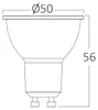 Braytron LED GU10 5,5W (50W) dimmbar 2700K Warmweiß Produktbild-Vorschau 5