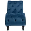 vidaXL Chaiselongue Blau Samt Produktbild-Vorschau 3