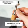Westmark 2 Ausgießer Inox Standard, Naturkork, Produktbild-Vorschau 3