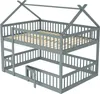 okwish Etagenbett Stockbett 140x200cm mit Treppe, Hochbett Produktbild-Vorschau 3