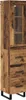 vidaXL Highboard Altholz 34,5 x 34 x 180 cm Holzwerkstoff Produktbild-Vorschau 2
