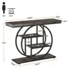Consolle Tribesigns, 105 cm, tavolo da divano industriale a Anteprima dell’immagine prodotto 2