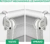 Estika dvojitá roleta Klemmfix – 55 cm x 150 cm – Šedá – Náhled obrázku produktu 4