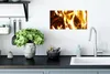 MuchoWow® Poster Ein Kamin mit Feuer 40x20 cm - Poster für Produktbild-Vorschau 3