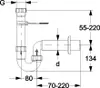 Haas Waschmaschinensiphon DN40 Siphon Waschmaschine Produktbild-Vorschau 2