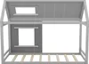OKWISH Lit Enfant 90x200 cm - Lit Cabane avec Toit et Voir les images du produit 7