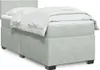 The Living Store Boxspringbett mit Matratze Hellgrau 90x190 Produktbild-Vorschau 2