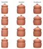 3er Set Terra Tontöpfe mit Deckel aus Terrakotta Kartoffel Produktbild-Vorschau 7