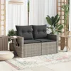 A patio setting with a two-seater sofa and cushions. Podgląd zdjęcia produktu