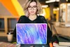 MuchoWow® Laptop Aufkleber Sticker Cover Neon - Edelsteine Produktbild-Vorschau 5