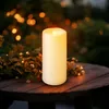XXL LED Outdoor Kerze cremeweiß mit Timer - 30 cm - Produktbild-Vorschau 7