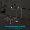 Bomann Geschirrspüler 45 cm teilintegriert, sehr leise, Produktbild-Vorschau 2