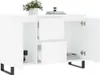 vidaXL Sideboard Weiß 101,5x35x70 cm Holzwerkstoff Produktbild-Vorschau 4