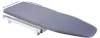 A gray ironing board with a sliding mechanism, shown from a diagonal angle against a white background. Produktbild-Vorschau