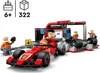 LEGO City F1 Boxenstopp mit Boxencrew und Ferrari Flitzer - Produktbild-Vorschau 3