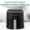 Emerio Airfryer XL 4,5 L – 1300 W – Digital – 8 Programme – Produktbild-Vorschau 4