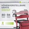 Chodzik Vital 51036, aluminiowy, z siedziskiem, składany, Podgląd zdjęcia produktu 9