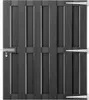 vidaXL Gartentor WPC 100x112 cm Grau Produktbild-Vorschau 6