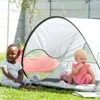 DERYAN Pop-Up plážový stan s moskytiérou 120x90x80 cm Cream Náhľad obrázku produktu 10