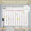Wandkalender 2027 XXL B1 Gefalzt 70x100 cm Jahresplaner Produktbild-Vorschau 5