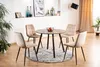 A dining set with a round table and four chairs in a well-lit room. Náhled obrázku produktu