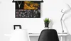MuchoWow® Wandteppich Wandbehang Collage - Gold - Schwarz - Produktbild-Vorschau 4