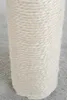 A close-up view of a cylindrical object wrapped in beige rope, likely a part of a cat scratching post. Anteprima dell’immagine prodotto