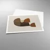 Poster - Poster ohne Rahmen - Abstraktion Braun Produktbild-Vorschau 3