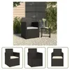 The Living Store Poltrona da giardino con cuscino in Poly Anteprima dell’immagine prodotto 9