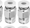 10 ks přímých pneumatických šroubení Stříbrný závit M10 Náhled obrázku produktu 4