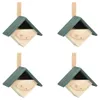 vidaXL Ptačí budky 4 ks 24x16x30 cm jedlové dřevo Náhled obrázku produktu 7
