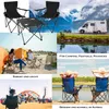 BigDean 2 Stück Campingstühle & Campingtisch faltbar – Produktbild-Vorschau 2