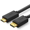 Ugreen 10202, 2 m, DisplayPort, HDMI, Samec, Samec, Priamy Náhľad obrázku produktu 1