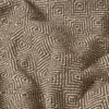 HOMESCAPES Malda Tagesdecke braun mit Fransen 225 x 255 cm Produktbild-Vorschau 3