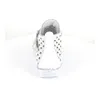 A white bootie is shown from the back on a white background. Produktbild-Vorschau
