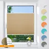 Grandekor Plissee klemmfix ohne Bohren Beige 75x200cm 100% Produktbild-Vorschau 1