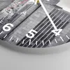 Wanduhr - Rund - Glasuhr - Warschau Palast Kultur - 30x30cm Produktbild-Vorschau 5