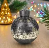 formano Deko-Kugel Frosty grau 30cm mit LED Licht Timer Produktbild-Vorschau 3