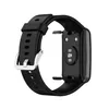 Strap-it Huawei Watch Fit Silikonarmband (Schwarz) Produktbild-Vorschau 2