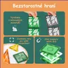 Olvy Magnetické stavební bloky 110 ks, Montessori hračky, Náhled obrázku produktu 5