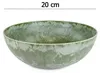 Jardinière pour l'extérieur Coupelle décorative ronde verte Voir les images du produit 2