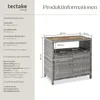 tectake® Gartenschrank Monscia höhenverstellbare Füße, 90 x Produktbild-Vorschau 5