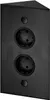 A black corner electrical outlet with two sockets. Produktbild-Vorschau