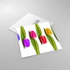 Bilder auf glas - Tulpe Blume Garten Komposition - 70x70cm Produktbild-Vorschau 2