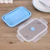 800 ml silikonowy składany przenośny pojemnik na lunch Podgląd zdjęcia produktu 4