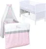 Baby-Delux Babybett Komplettbett Jack 140x70 Weiß Produktbild-Vorschau 1