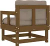 [Home] Gartenstühle mit Kissen 2 Stk. Honigbraun Massivholz Produktbild-Vorschau 6