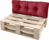 sunnypillow Palettenkissen für Gartenmöbel - Rückenkissen Produktbild-Vorschau 1