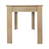 A close-up view of the legs and underside of a wooden table. Náhled obrázku produktu