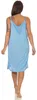 Damen Nachthemd Sleepshirt Nachtwäsche Sommer ohne Ärmel; Produktbild-Vorschau 3